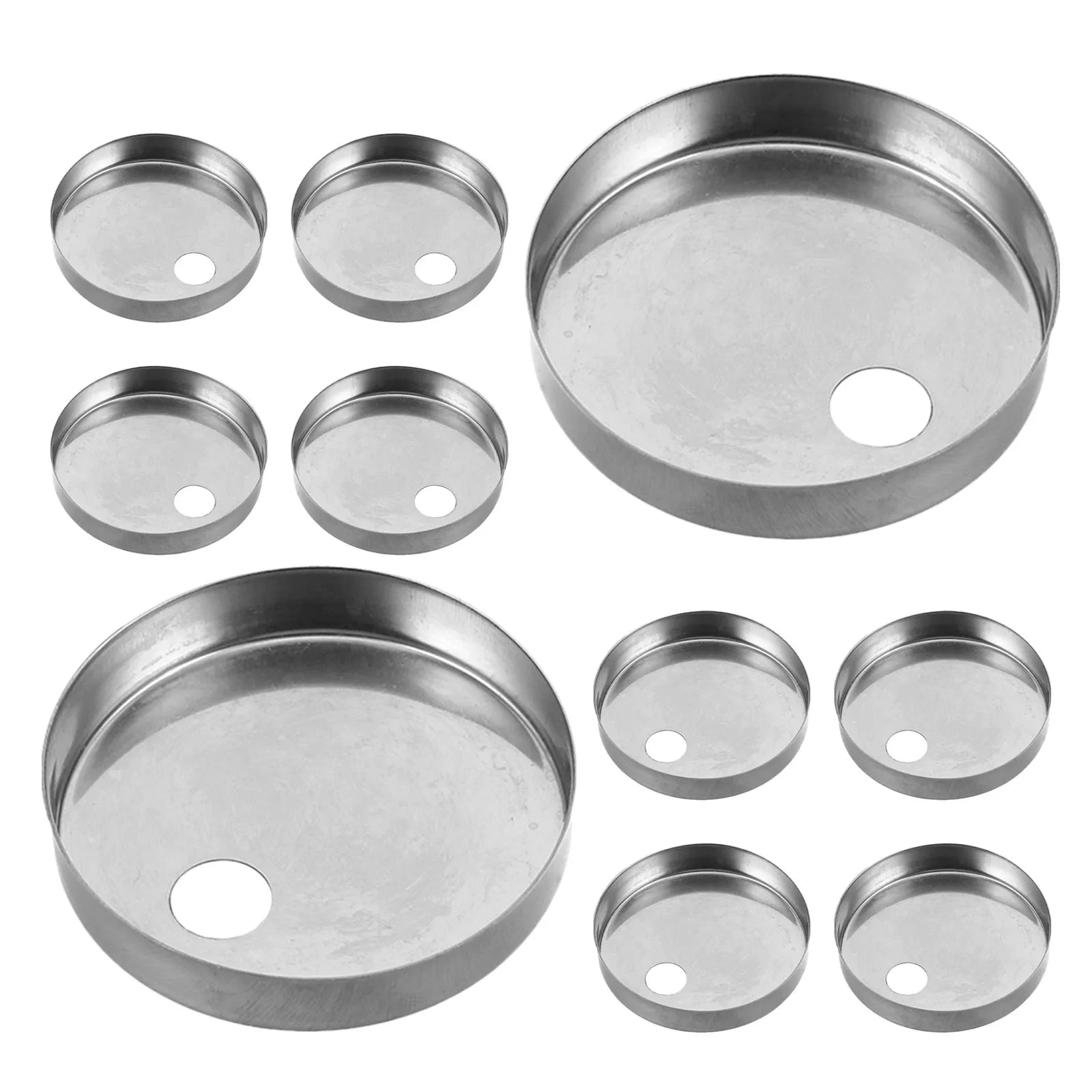 Universal Toilet Bolt Cover Caps Stainless Steel Screw Covers Seat