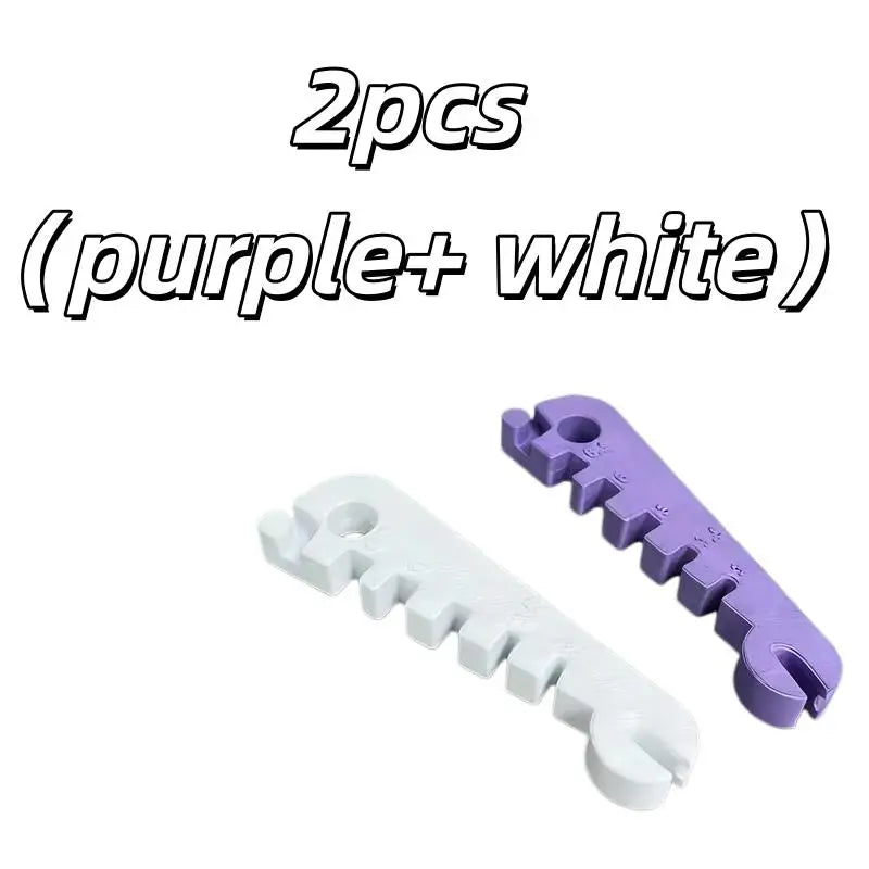 2pcs Eyeglass Leg & Nose Pad Tool – Sturdy Frame Adjuster, Stylish Home Accessory for Glasses Care Zpaxo 2pcs purple white