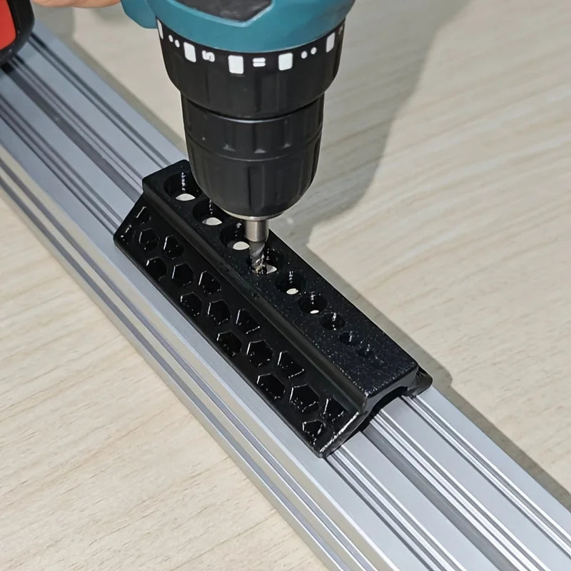 Ten Hole Drilling Guide Firmly Fixed PVC Pipe Non-slip Precise Drill