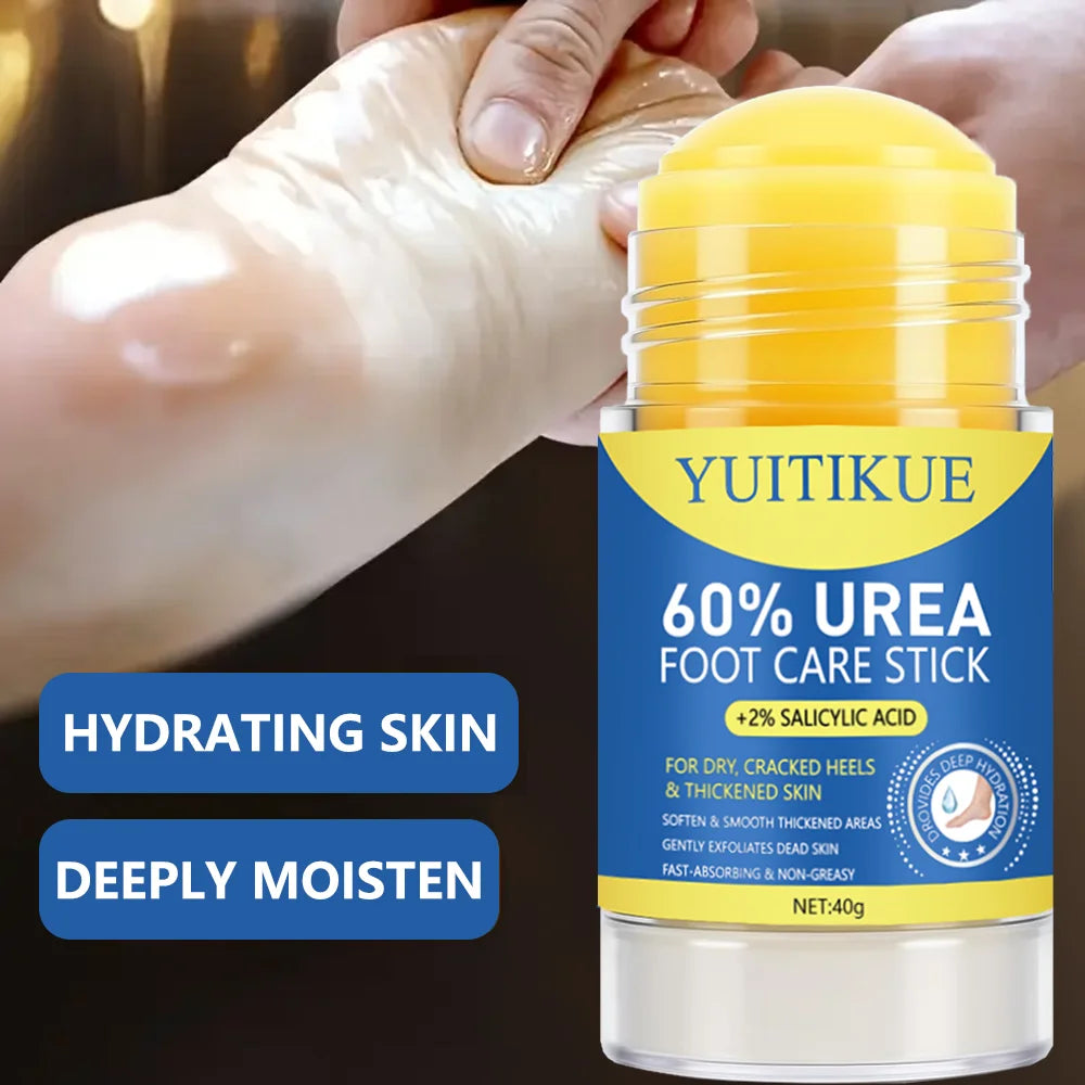 Urea Foot Care Stick 40g – 2% Salicylic Acid, Cracked Heels Foot Care Stick Zpaxo