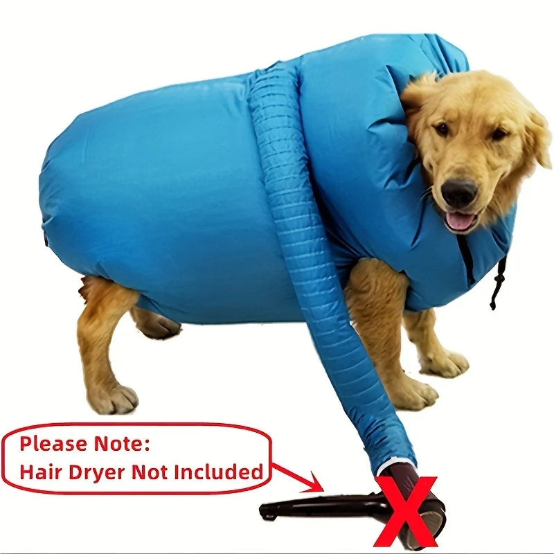 Dogs Hair Dryer Blow Bag Pet Dry Folding Grooming Portable Drying