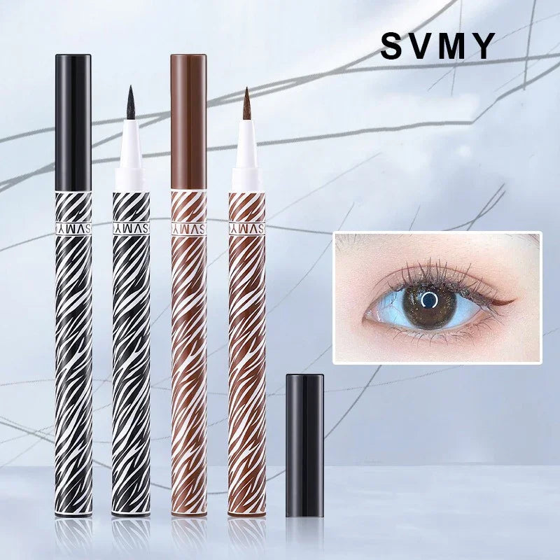 Waterproof Black Brown Eyeliner Liquid Pencil Ultra-fine Matte Smooth