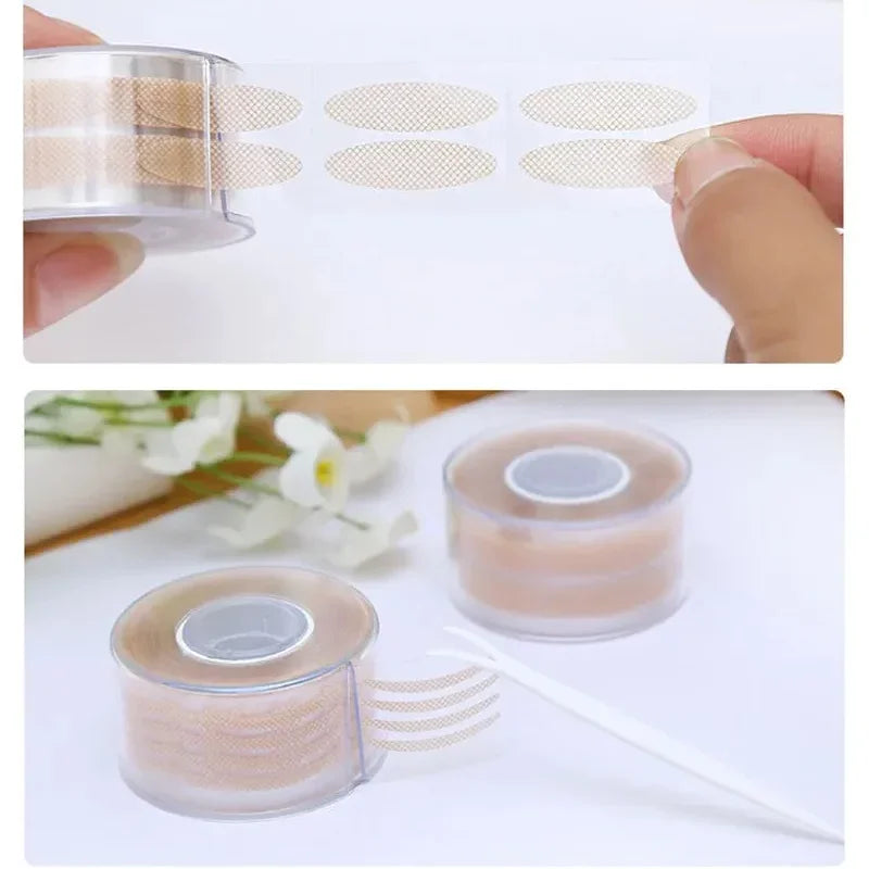 Eye Lift Strips Double Eyelid Tape Clear Gray Stripe Big Eyes