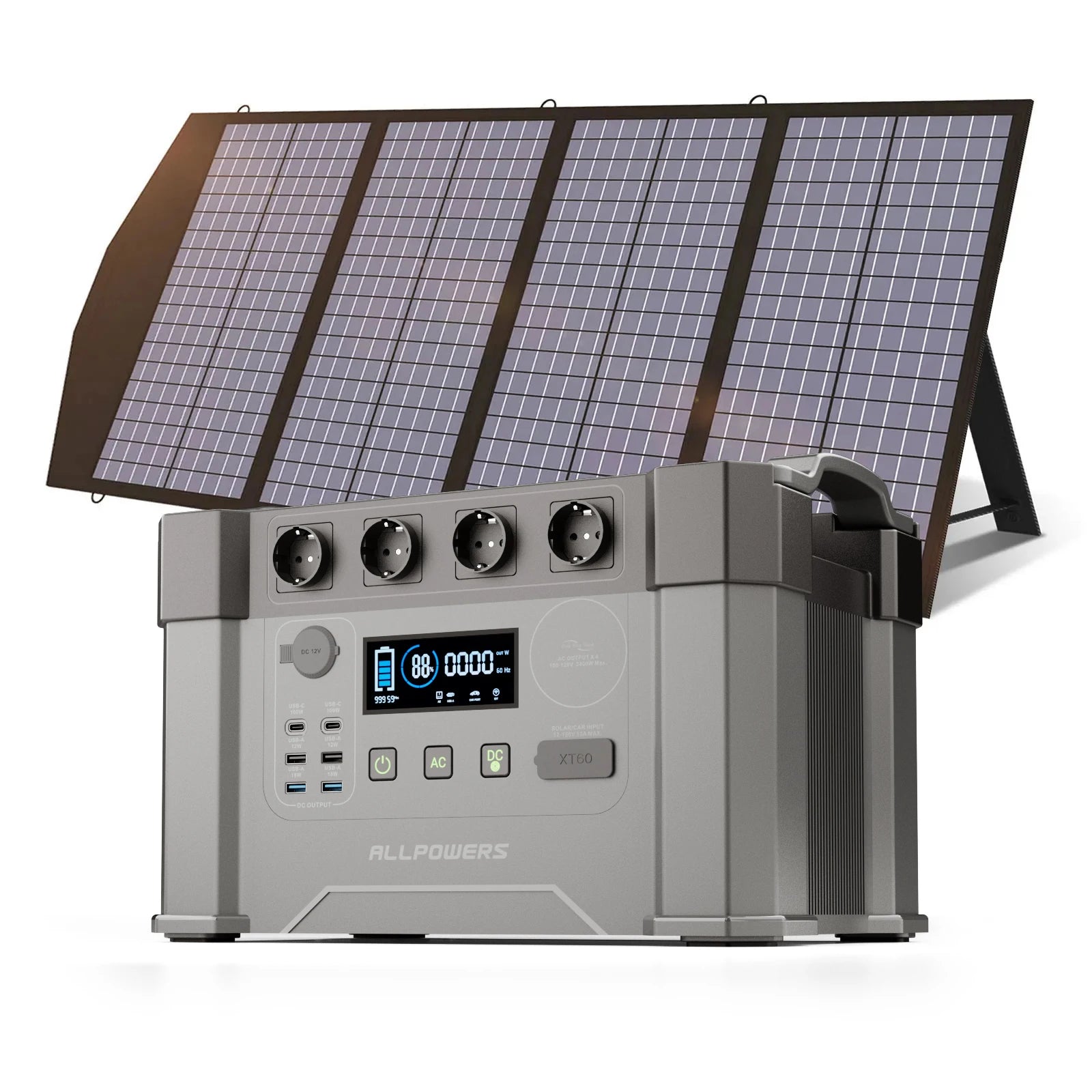 ALLPOWERS Powerstation 2400W Mobile Energy Storage Power Supply 18V Zpaxo