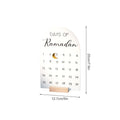 Ramadan Countdown Calendar 30 Days Acrylic Eid Mubarak Tabletop