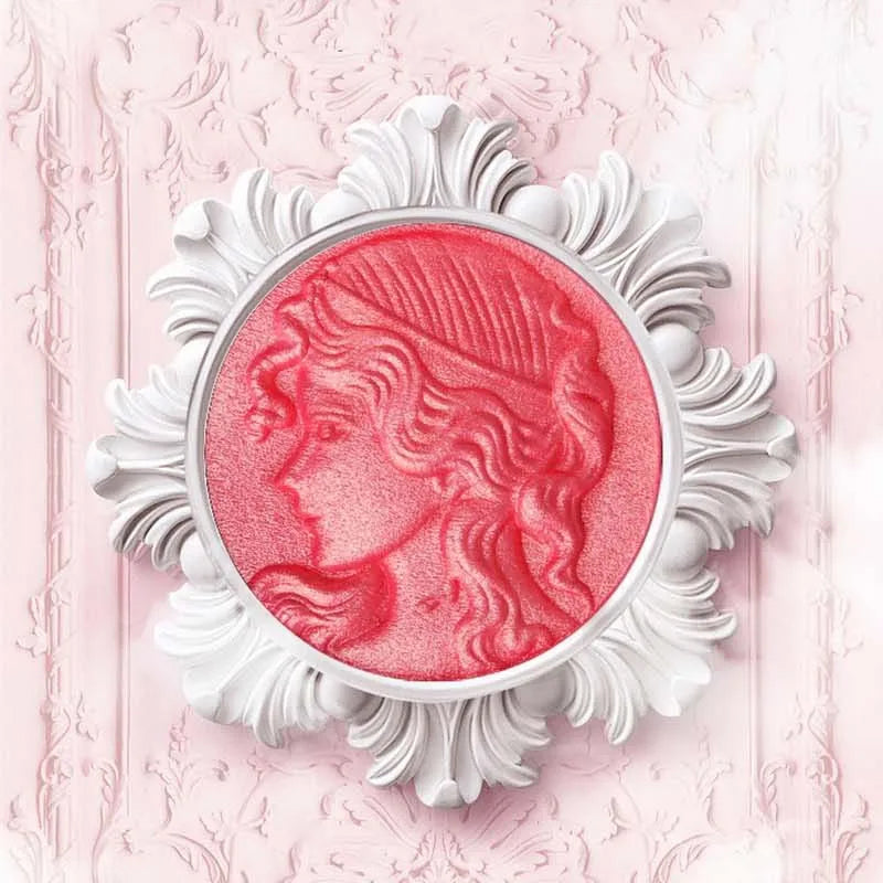 Highlighter Embossed Blush Glitter Facial Long-lasting Shimmer Powder Zpaxo