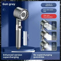 2026 New Turbocharged Filter Shower Head 3 Modes High Pressurized Handheld Shower with Massage Brush One Click On/Off Switch Zpaxo shower head