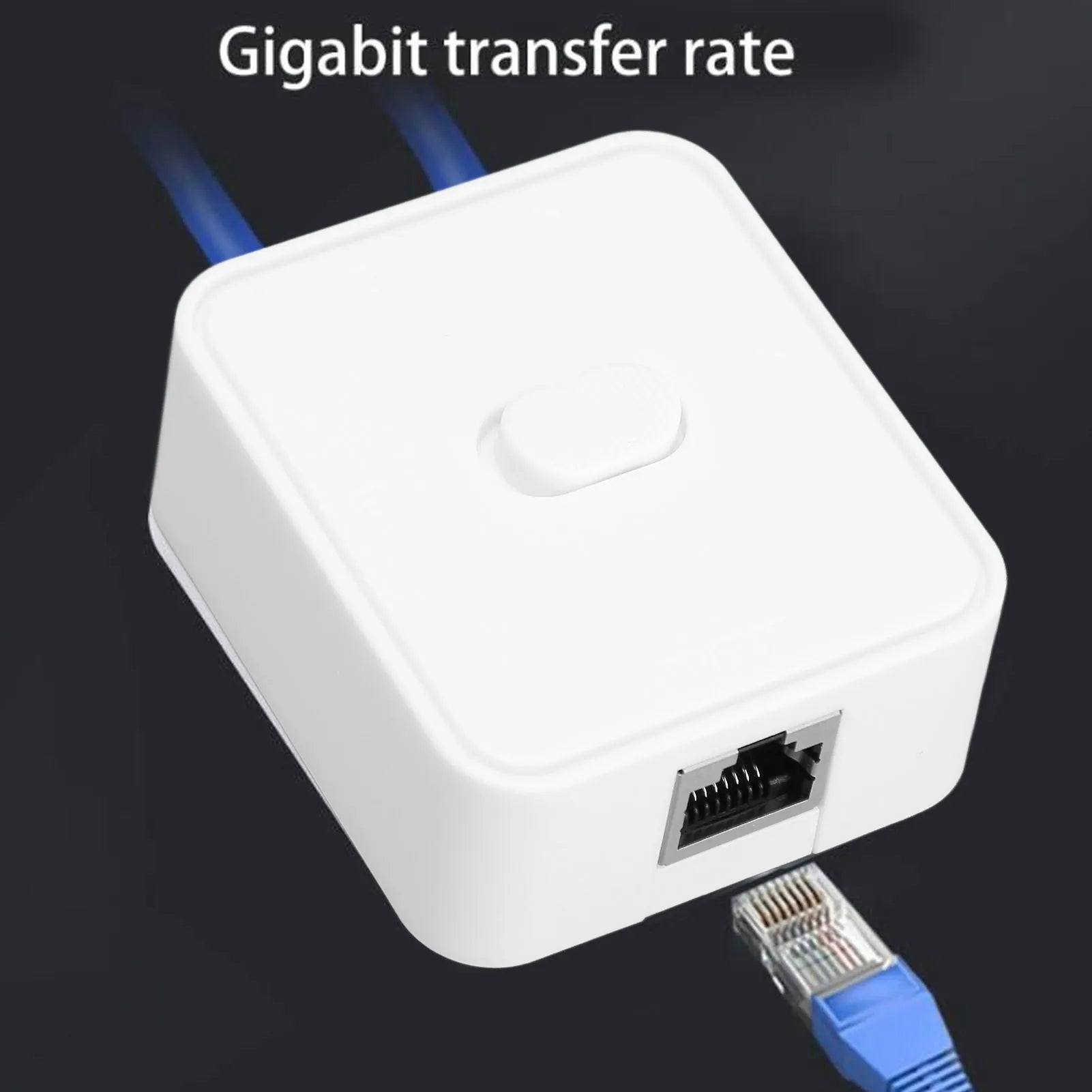 Gigabit Network Switch 2 Port 10 100 1000Mbps 1 Out Poe Extender RJ45