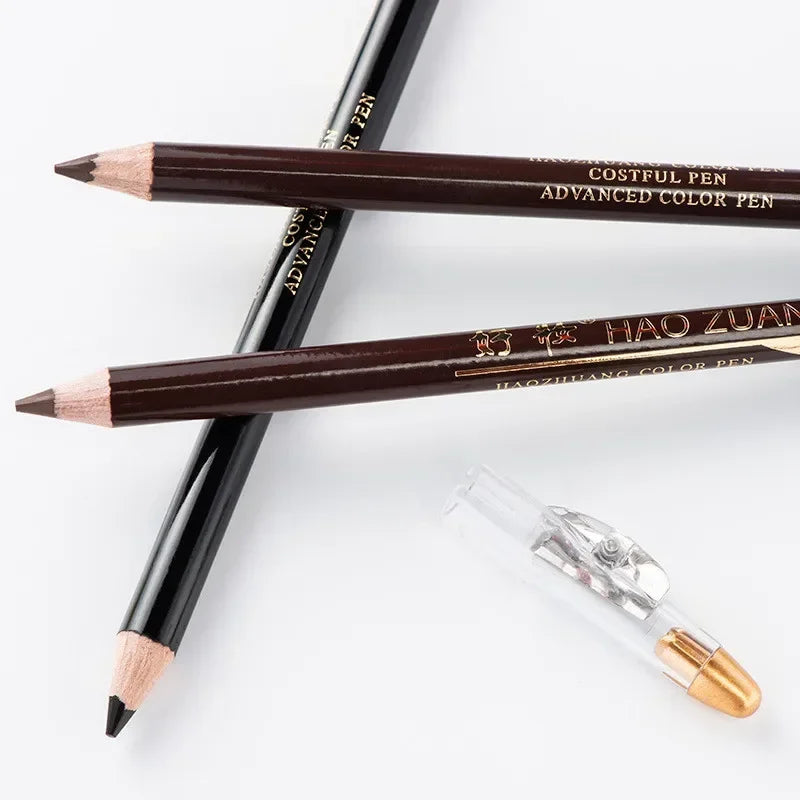 Microblading Wooden Eyebrow Pen Waterproof Long Lasting Makeup Eye Zpaxo