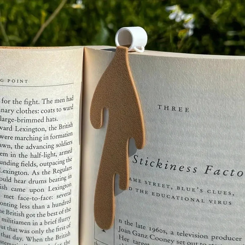 Coffee Cup PVC Bookmark – Gift for Book & Coffee Lovers Novelty Bookmark Zpaxo