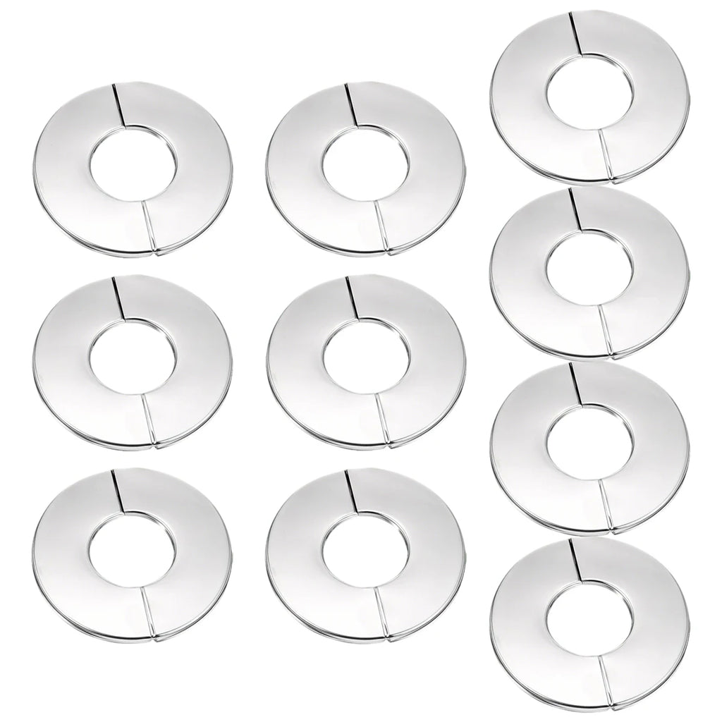 28mm Stainless Steel Escutcheon Plate Pipe Cover – 5/10 Pack