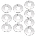 28mm Stainless Steel Escutcheon Plate Pipe Cover – 5/10 Pack
