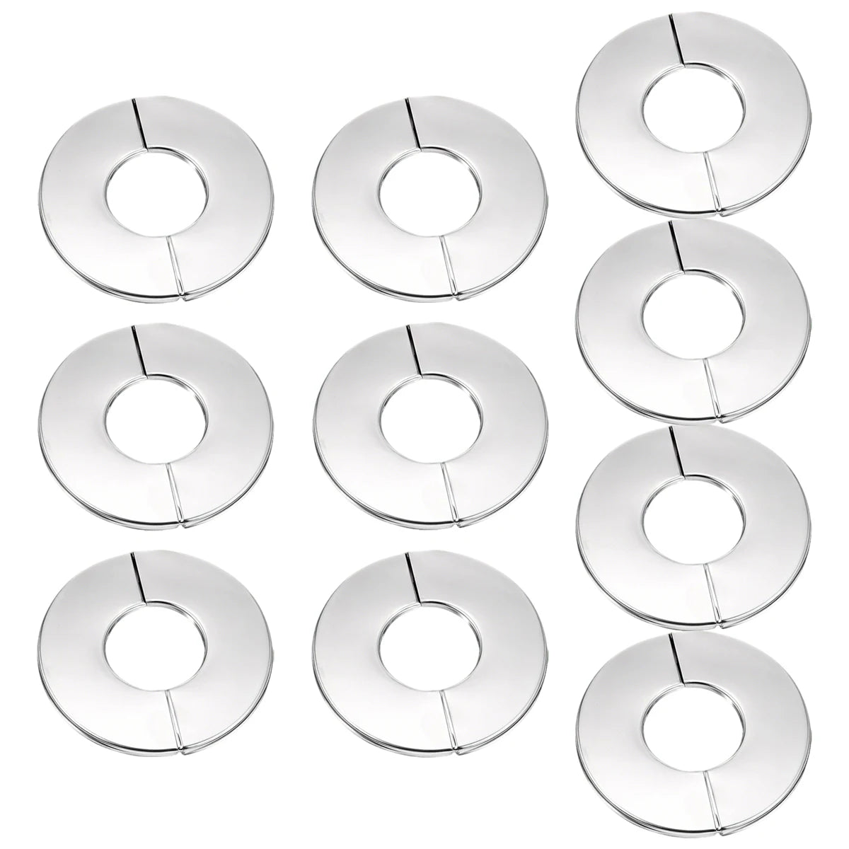 28mm Stainless Steel Escutcheon Plate Pipe Cover – 5/10 Pack