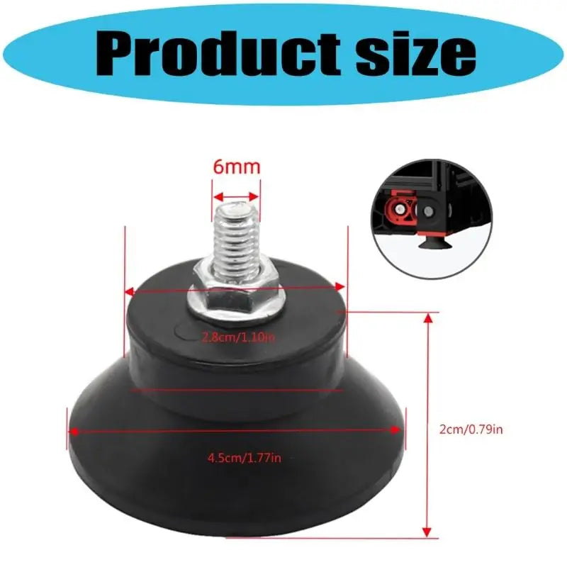 Shock Absorbing 3D Printer Rubber Feet Replacement Part Voron 2 4 Pad Zpaxo