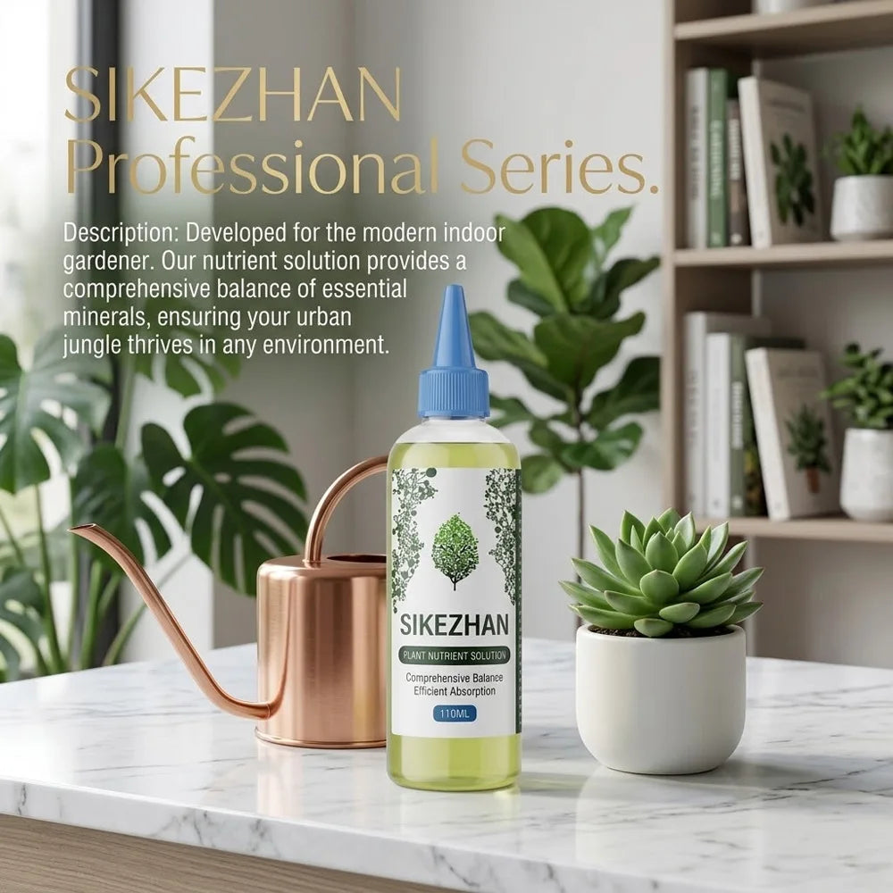 SIKEZHAN 110ml Plant Nutrient Solution Liquid Fertilizer for Soil & Hydroponics Rapid Root Growth Booster Indoor Plant Food Zpaxo