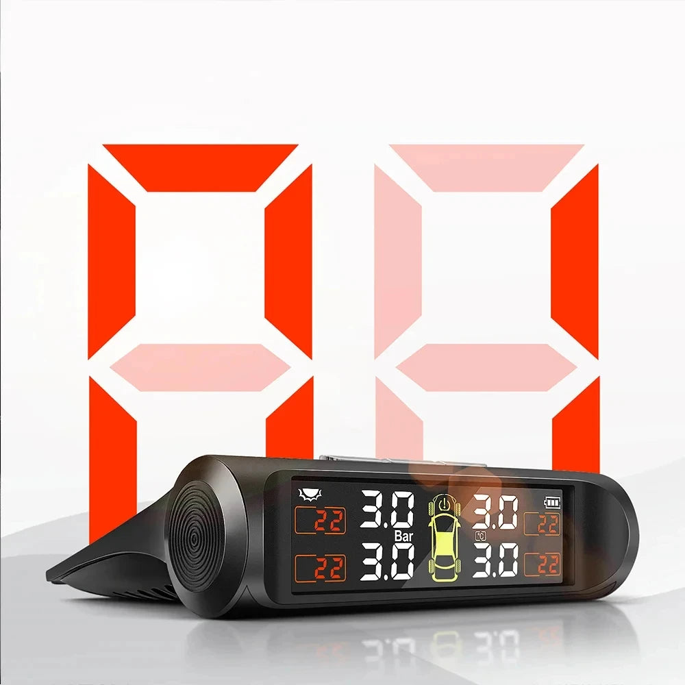 K01 TPMS Solar Sensor Intelligence Wireless Tire Pressure Monitoring