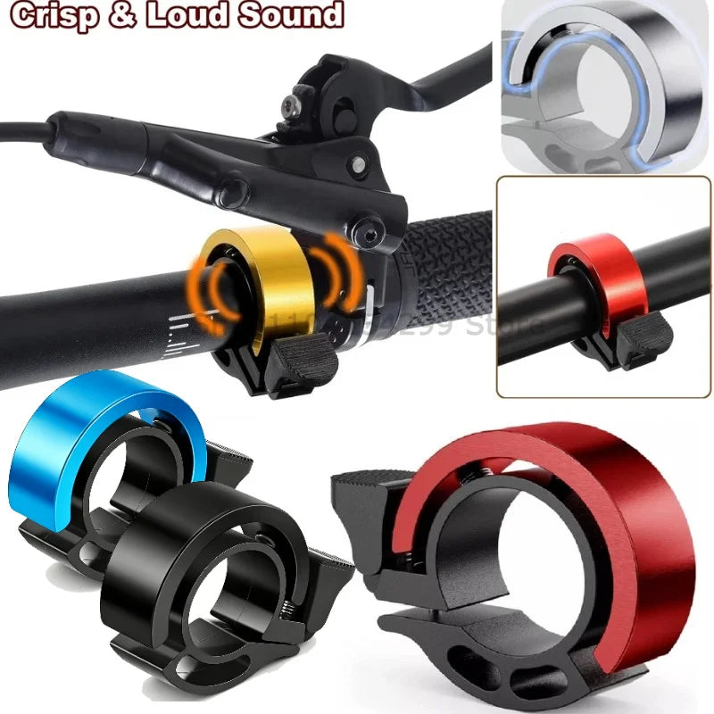 1/2/3pc Bicycle Bell MTB Bicycle Horn Alloy Bike Ring Sound Beep Timbre Alarm Cycling Handlebar Call Bicycle Accessories Zpaxo