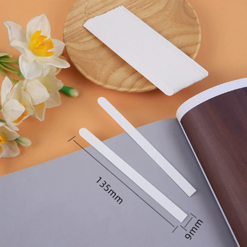100-Pack Flower Shape Perfume & Essential Oil Test Strips