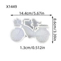 Silicone Mold Bird Bike Candle Making Molds Resin Casting Soap Wax