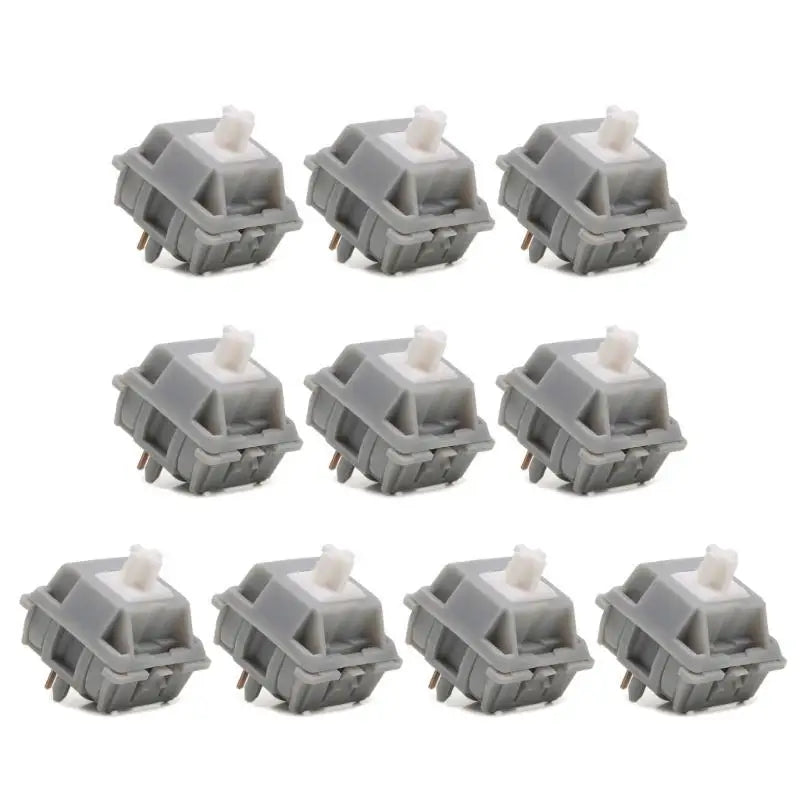 652F SP-Star White Gray Switches Mechanical Keyboard Zpaxo