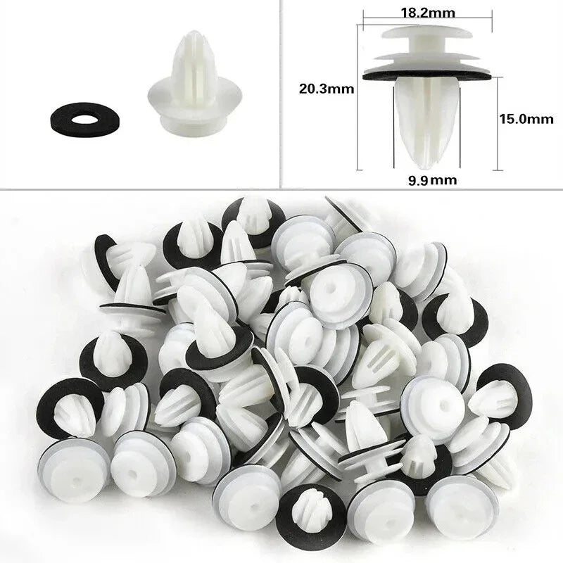 Car Door Panel Clip Universal Auto Bumper Mudguard Automotive Fastener Clip Auto Body Push Retainer Pin Rivet Car Accessorie Zpaxo