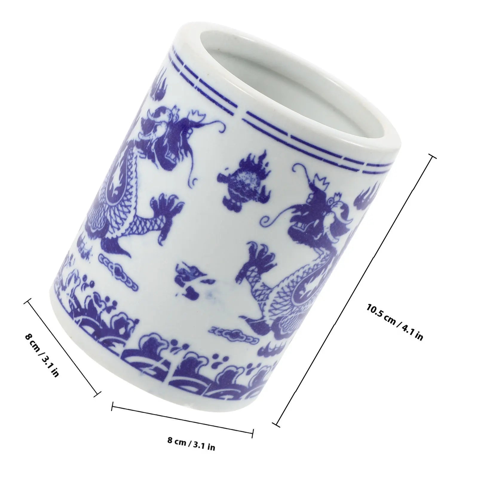 Kitchen Chopstick Bucket Ceramic Utensil Holder Cutlery Organizer