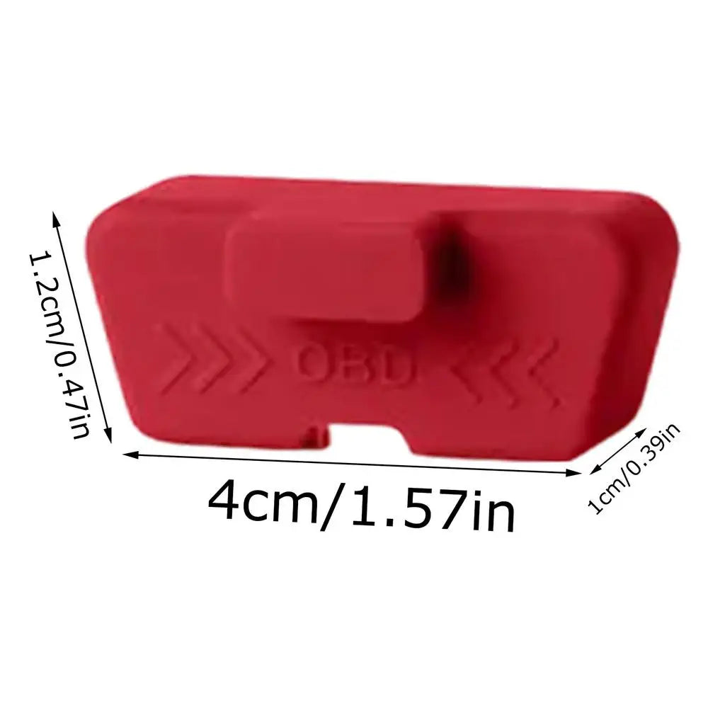 Silicone Car OBD Port Cover Waterproof Rust-proof Lock Protective