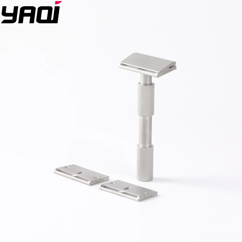 YAQI Aileron GEM Safety Razor – 3 Plates | Stainless Steel Safety Razor Zpaxo RAASS25110