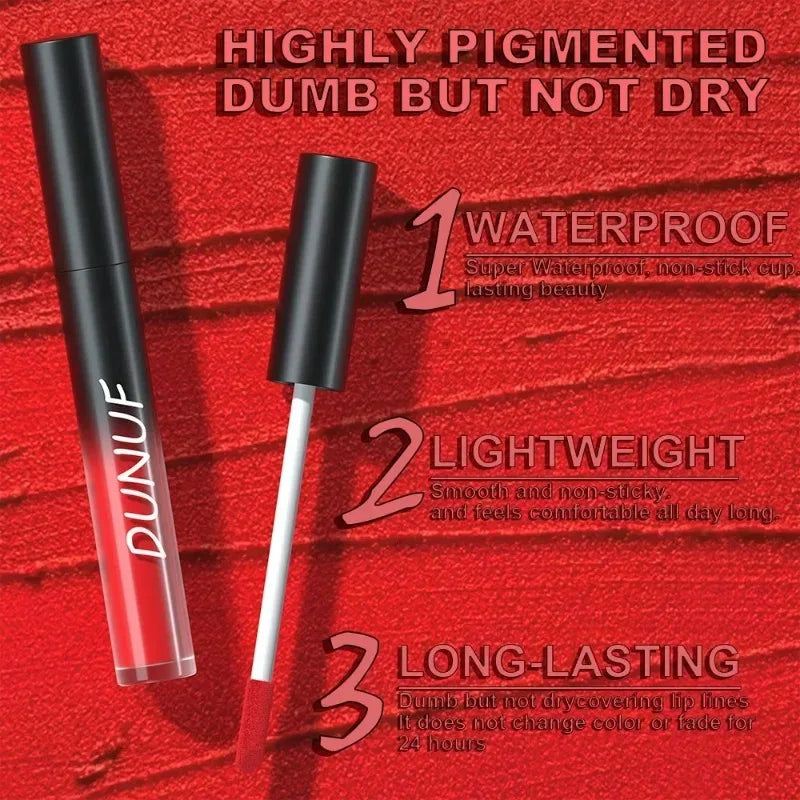 32 Lipstick Sexy Matte Long Lasting Lip Gloss Moisturizing Non-stick