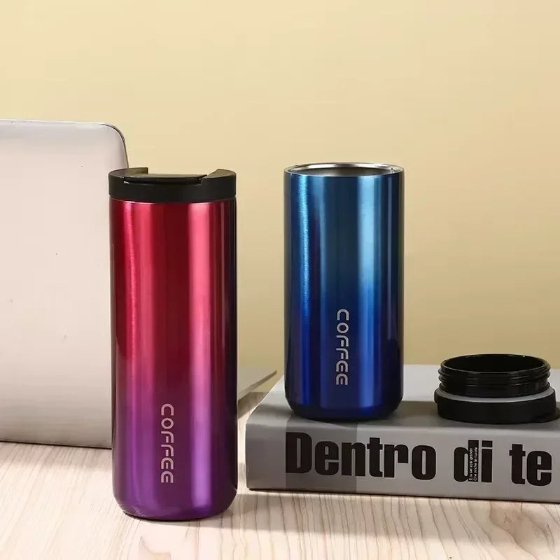 Insulated Coffee Mug Cup Travel Stainless Steel Flask Vacuum