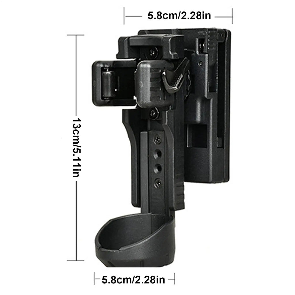 Flashlight Holster For Belt Multipurpose Flashlight Belt Holder Quick Release Flashlight Mount Portable Light Carry Case Zpaxo