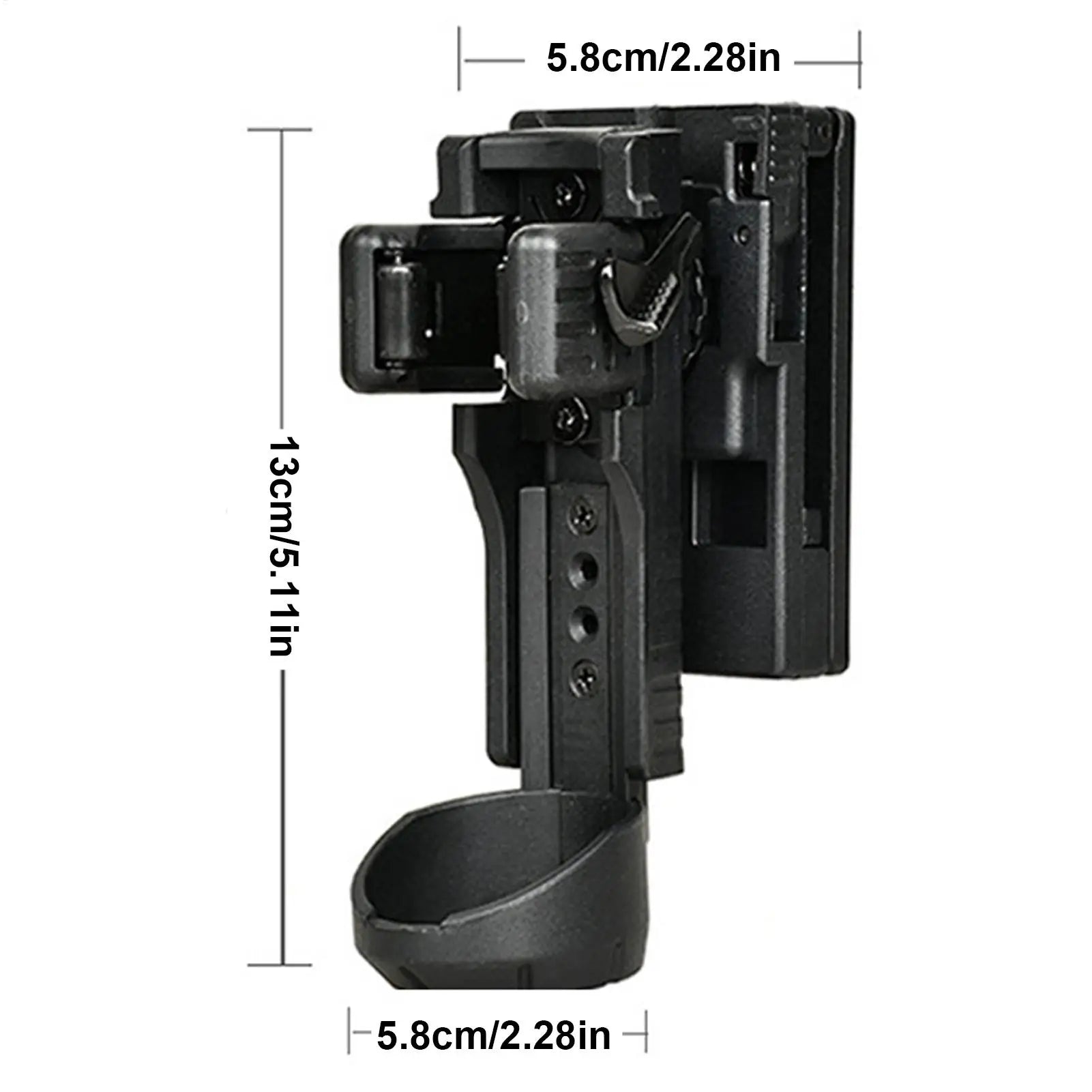 Flashlight Holster For Belt Multipurpose Flashlight Belt Holder Quick Release Flashlight Mount Portable Light Carry Case Zpaxo