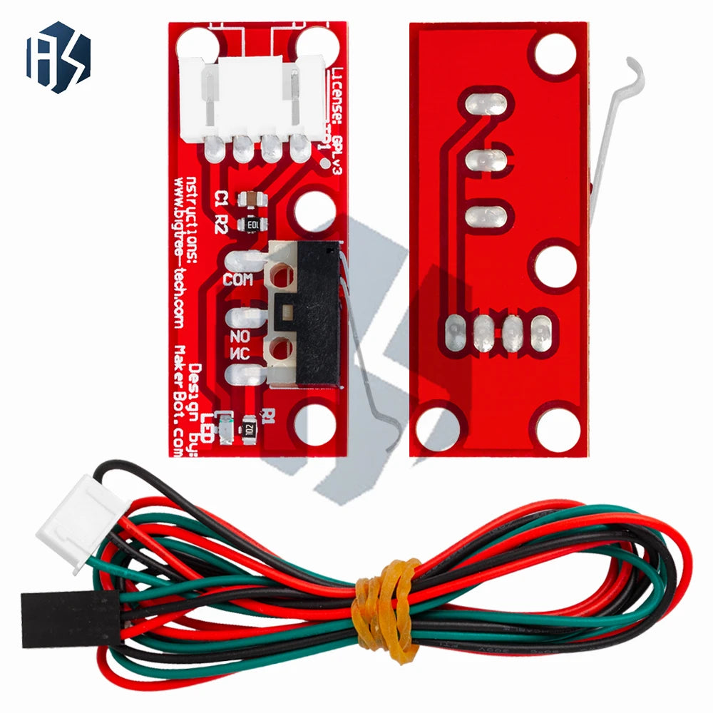 Endstop Switch For Arduino End Stop Limit Switch and Cable Mechanical Endstop For CNC RAMPS 1.4 Board 3D Printer Parts Zpaxo