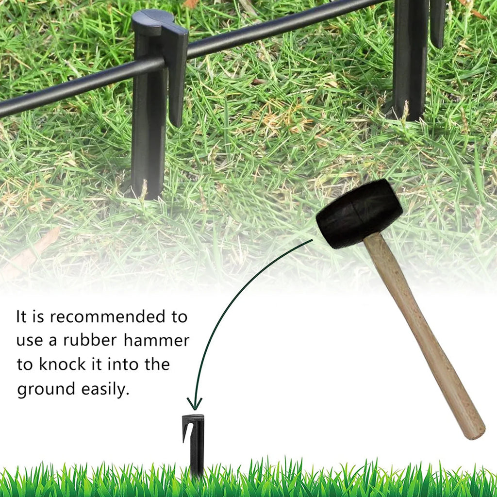 100-300PCS Garden Lawn Mower Peg Environment-friendly Ground Pegs Laying Boundary Cables Quick Installation Garden Accessories Zpaxo