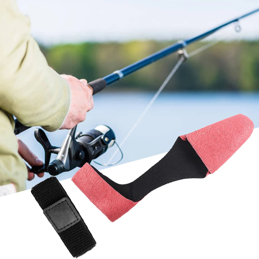 9 Sets Fishing Rod Tip Protection Cover Holder Strap Fastener Belt