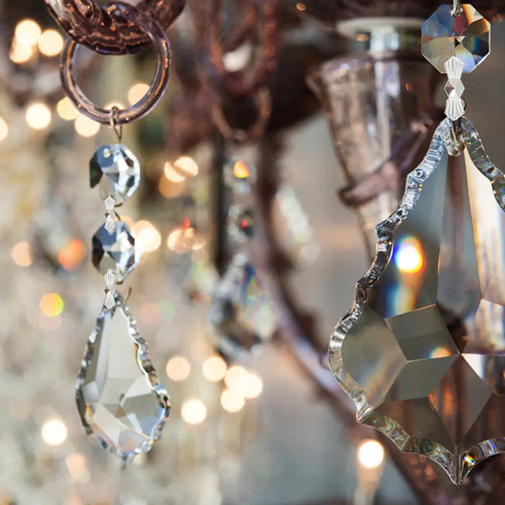 Crystal Connectors Metal Bow Tie Clips Chandelier Fastening Pins Lamp