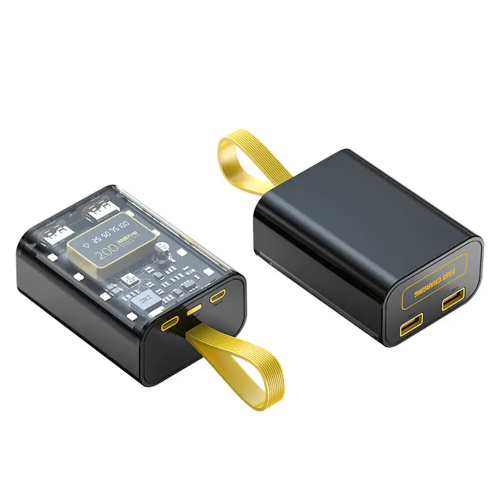 3 18650 Battery Charger Case DIY Power Bank Box PD 22 5W Fast Zpaxo black