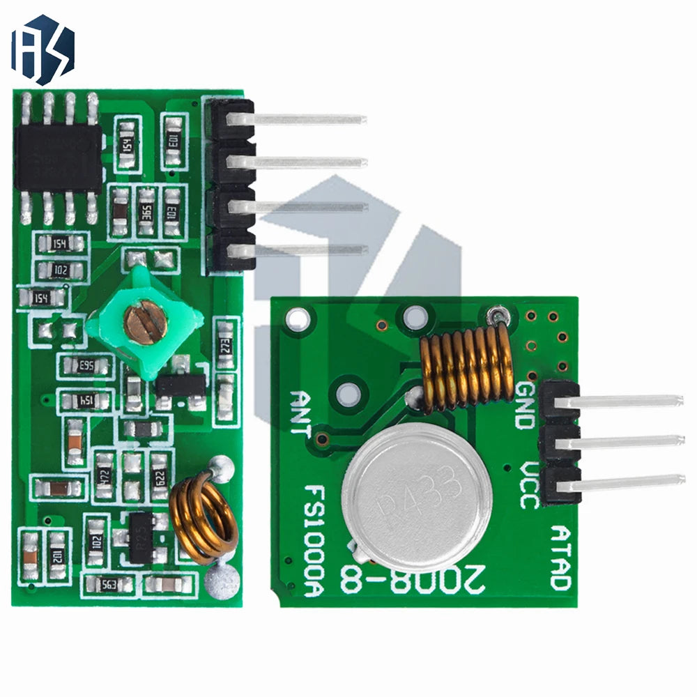 433 Mhz RF Transmitter Receiver Module Link ARM MCU WL DIY 433MHZ Zpaxo