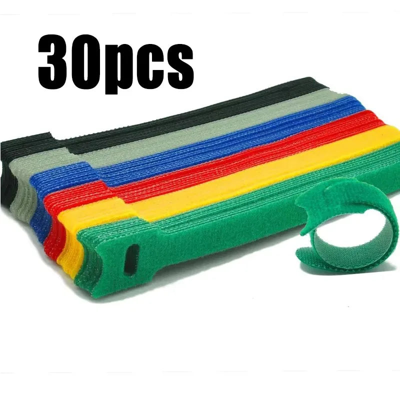 Releasable Nylon Cable Ties – Reusable Wire Organizer Straps