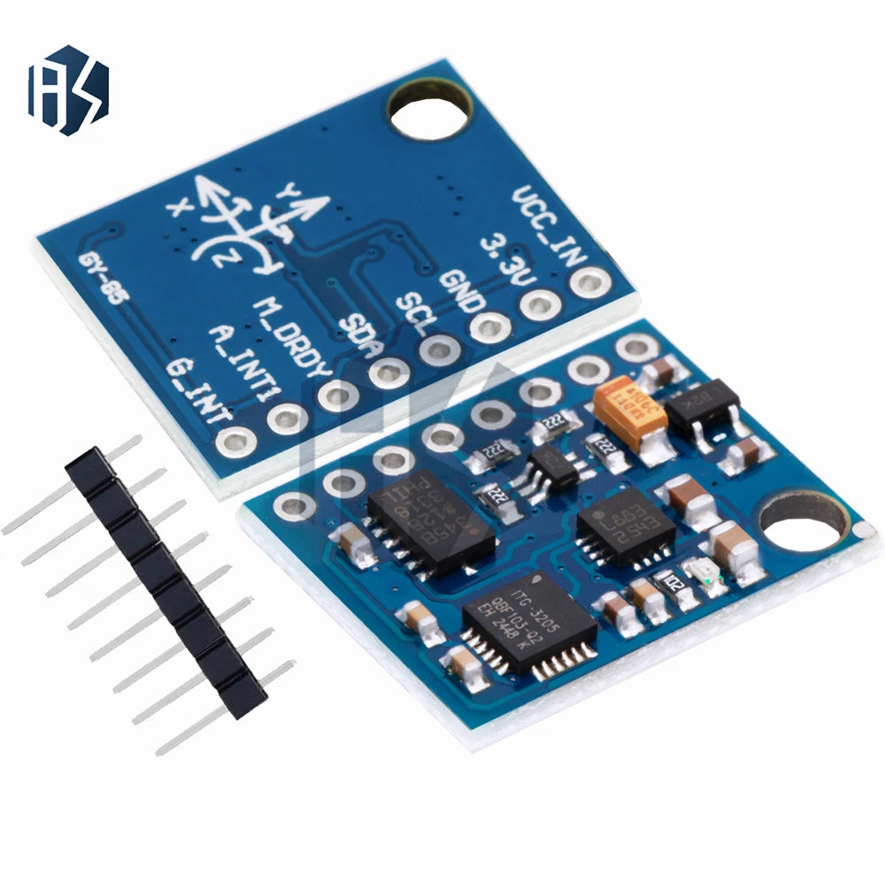 1PC GY-85 9-Axis Multi-Sensor Module BMP085 ITG3205 ADXL345 QMC5883L Compatible with for Arduino Zpaxo