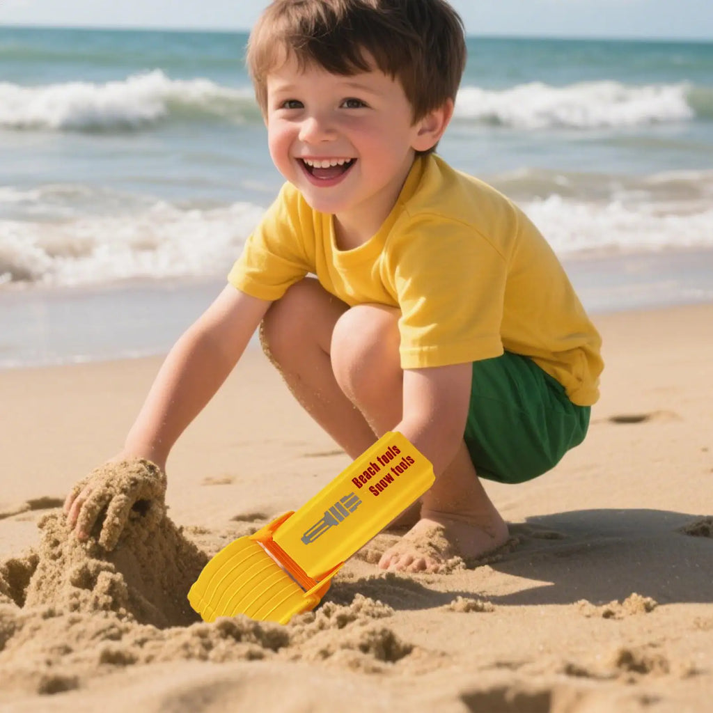Handheld Sand Excavator Handheld Beach Sandbox Digger Toy Ergonomic Construction Shovel Snow Grabber Tool Outdoor Grip Strength Zpaxo