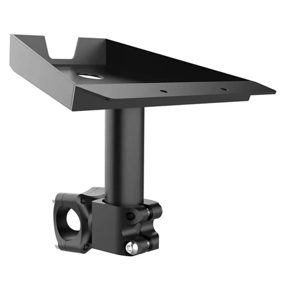Pole Mount Kit Pole Clamp Mount Clamp Mount Portable Design Internet Mounting Kit Heavy Duty Adjustable Portable Bracket Zpaxo Black