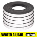 Magnetic Tape Self Adhesive Cuttable Rubber Strip Fridge Wall DIY