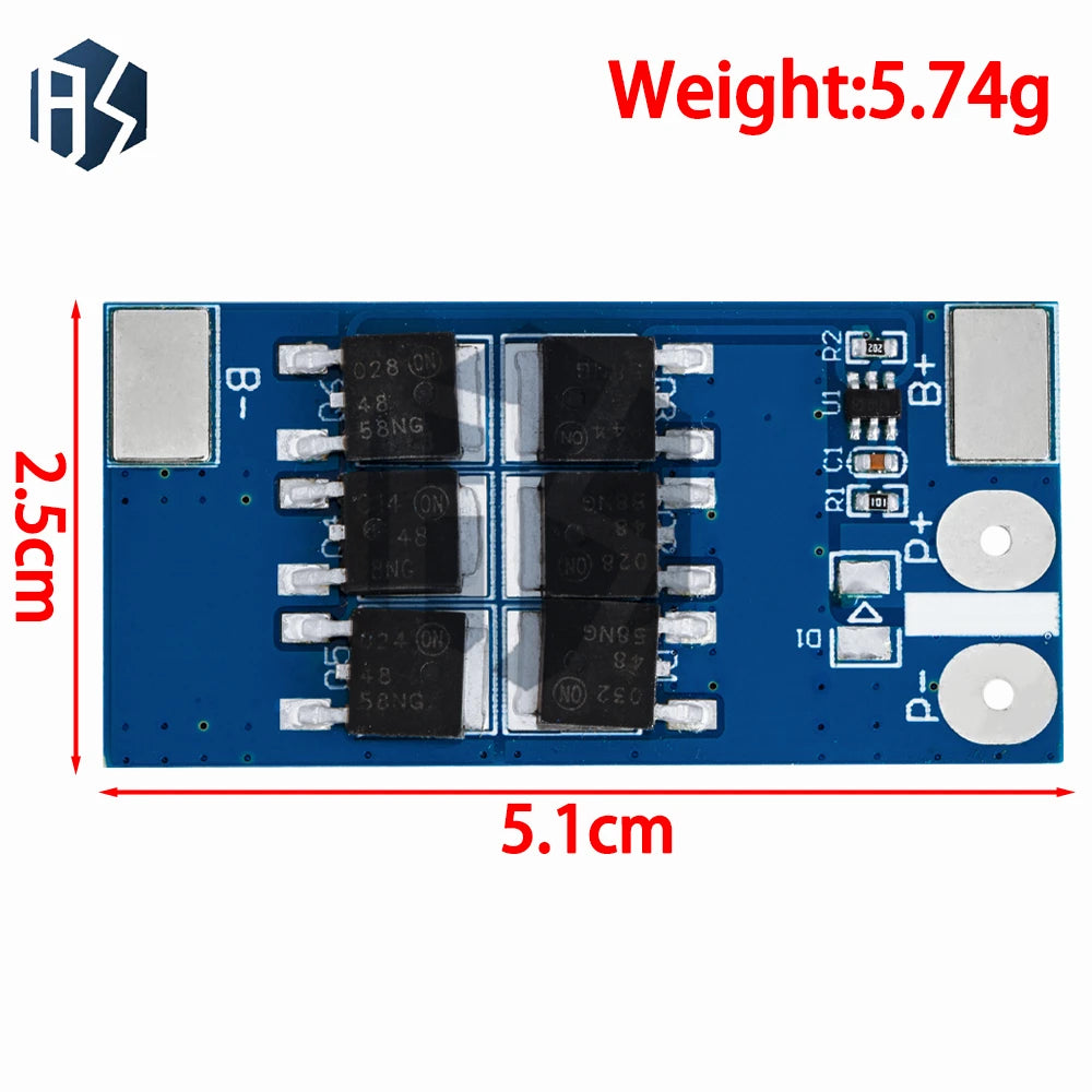 BMS 1S 12A 16A 24A 30A 3 2V LiFePO4 7V Lithium Battery Protection Zpaxo