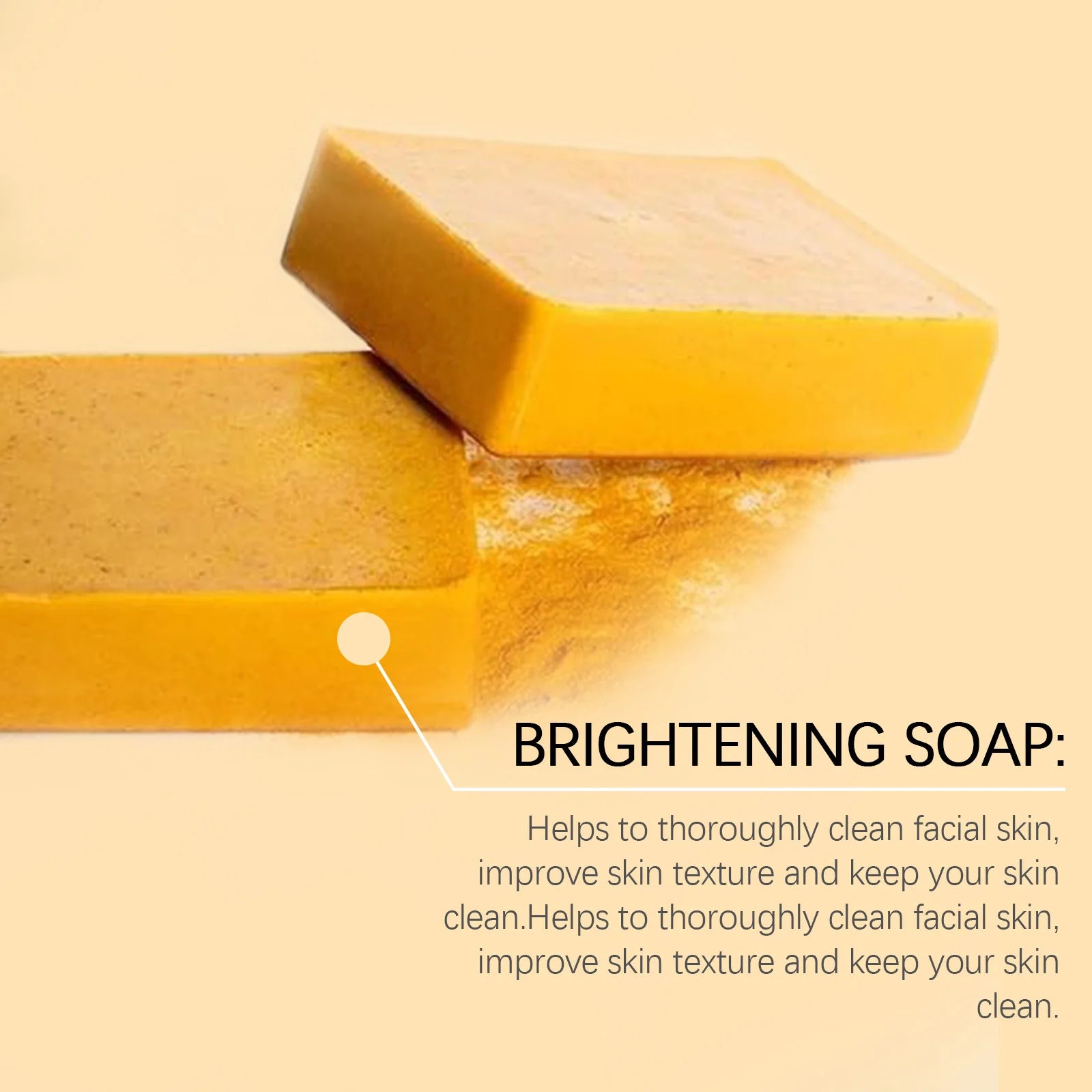 Lemon Ginger Brightening Soap – Exfoliate & Deep Clean 100g Brightening Face Soap Zpaxo