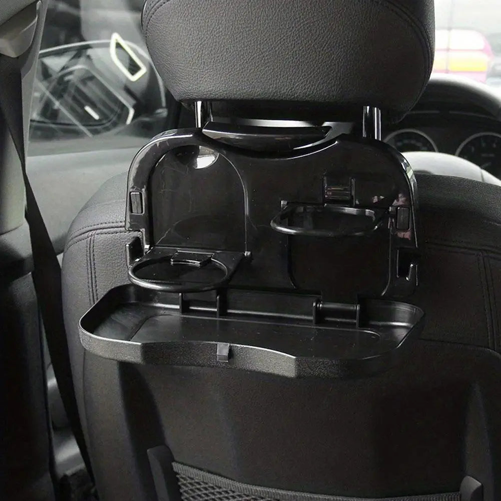 Foldable Car Backseat Tray Table with Cup Holder & Storage Car Backseat Tray Zpaxo