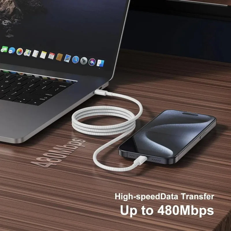 2026 60W USB-C C-type Cable Suitable IPhone15 16 PD Samsung Huawei