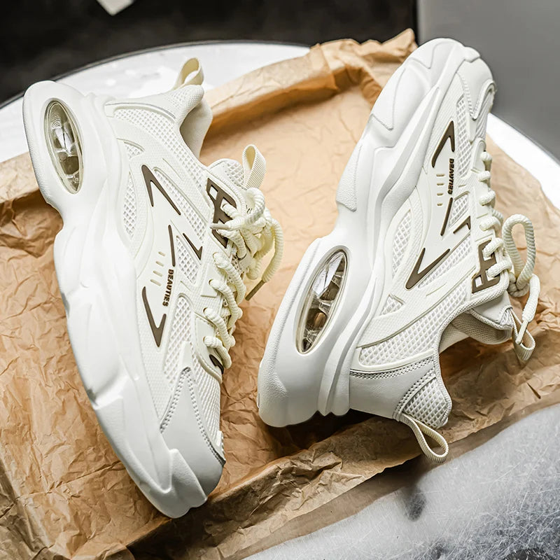 Men's Shoes Casual Sneakers Luxury Trainers Breathable Race Running
