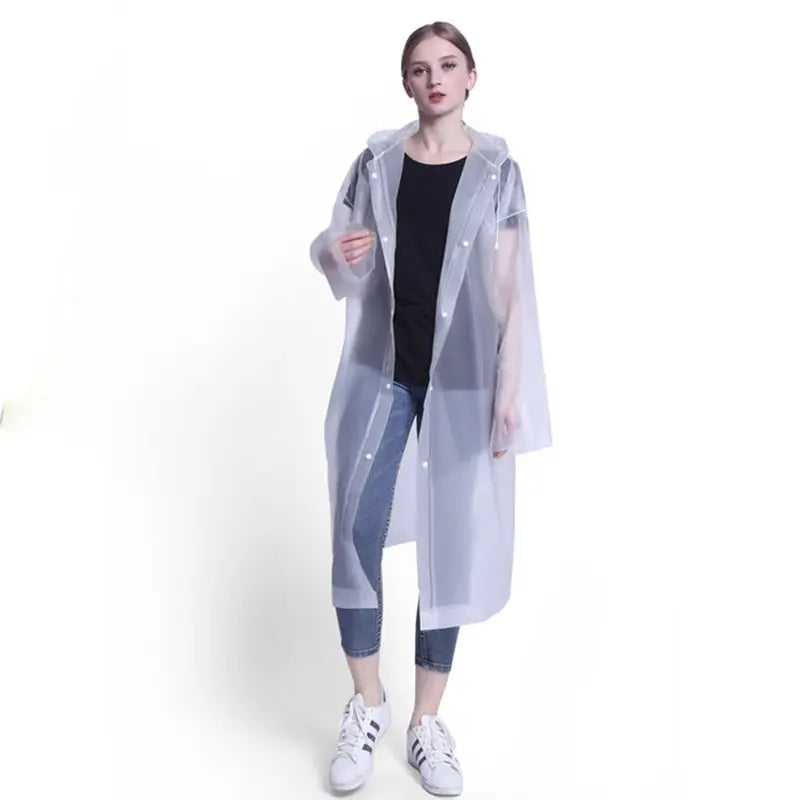 Adult One-piece Raincoat Thickened Reusable Waterproof Windproof