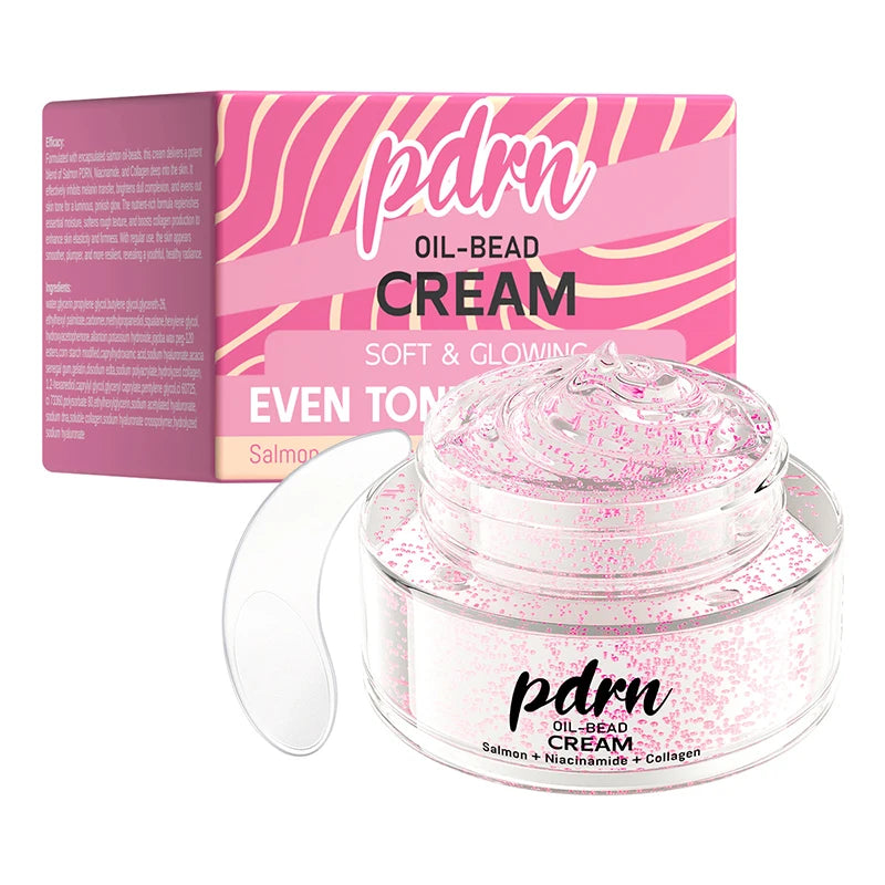 PDRN Salmon Oil Bead Moisturizer Cream 50g – Hydrating Face Cream Face Moisturizer Cream Zpaxo PDRN Salmon cream 50g